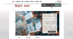 Desktop Screenshot of bestilling.fotografholst.no
